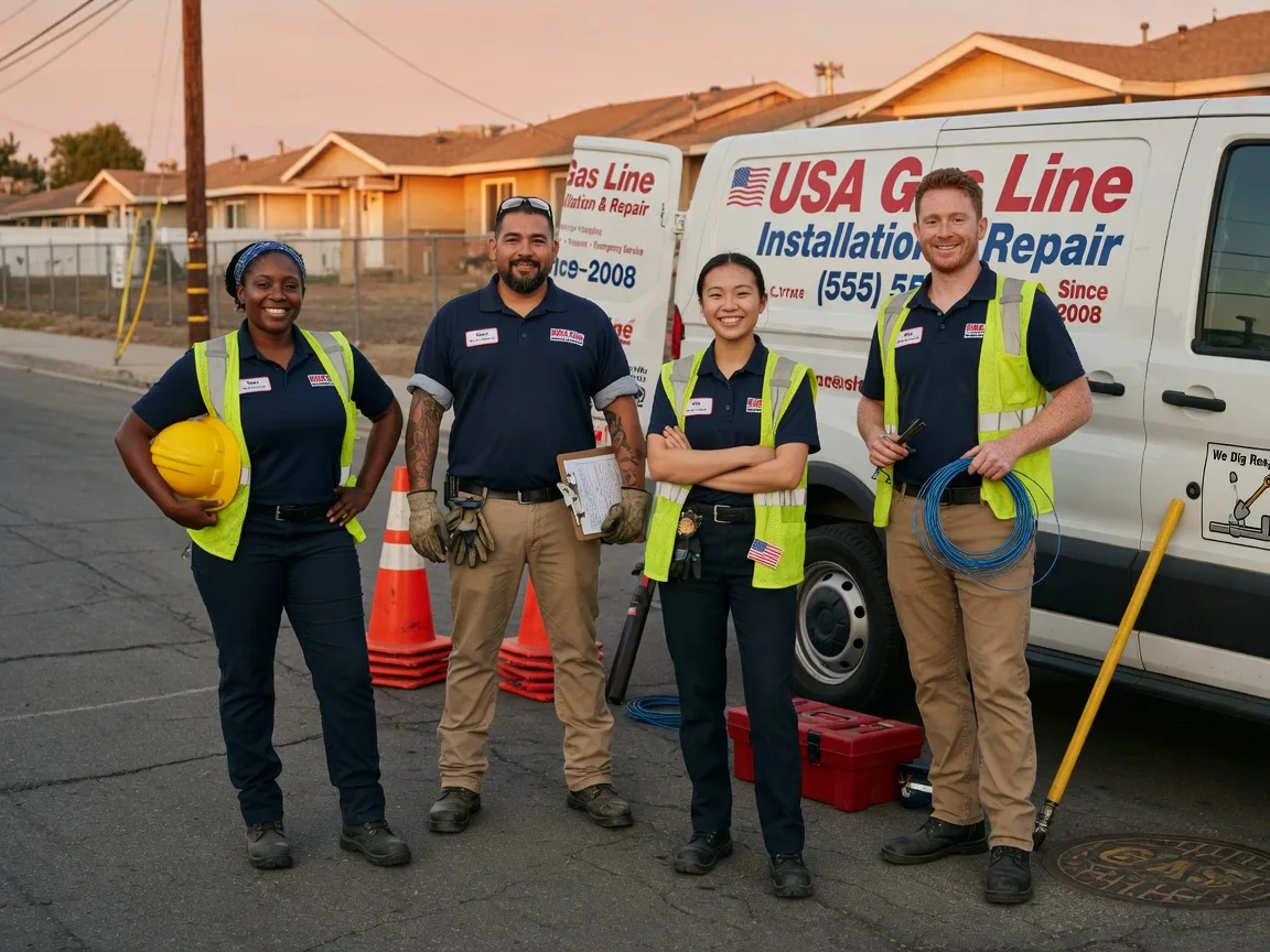 Gas Line Installation company in Iowa, LA